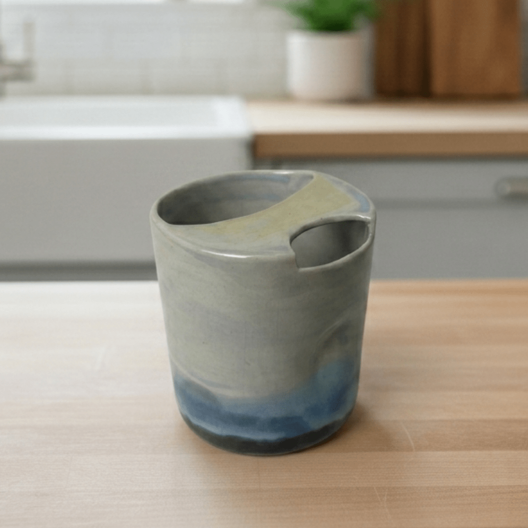 Stoneware Seyahat Kupası - Gülsüm Sanat Evi