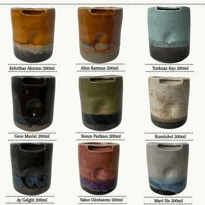 Stoneware Seyahat Kupası - Gülsüm Sanat Evi