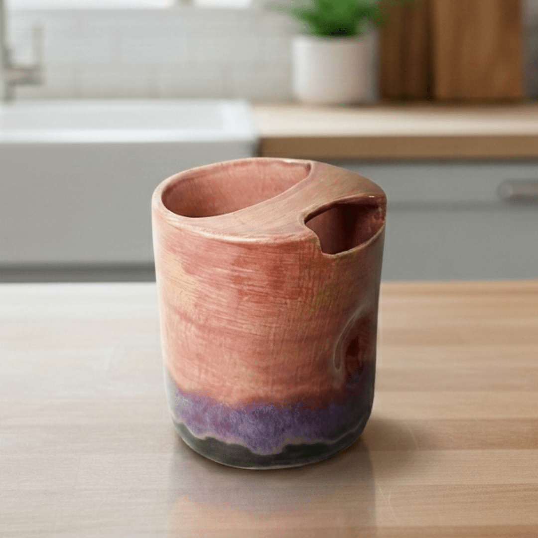 Stoneware Seyahat Kupası - Gülsüm Sanat Evi