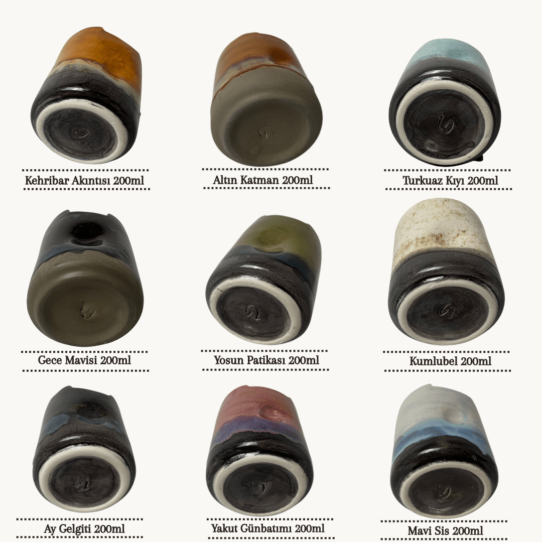 Stoneware Seyahat Kupası - Gülsüm Sanat Evi