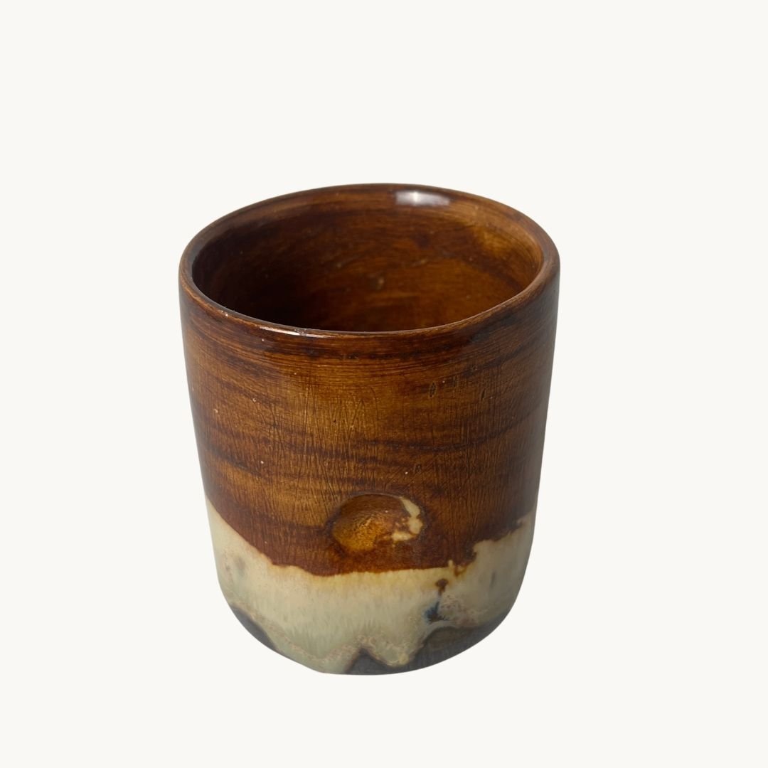 Thumb Print Stoneware Cortado Kupa - Gülsüm Sanat Evi