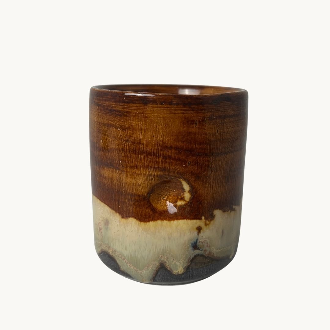 Thumb Print Stoneware Cortado Kupa - Gülsüm Sanat Evi