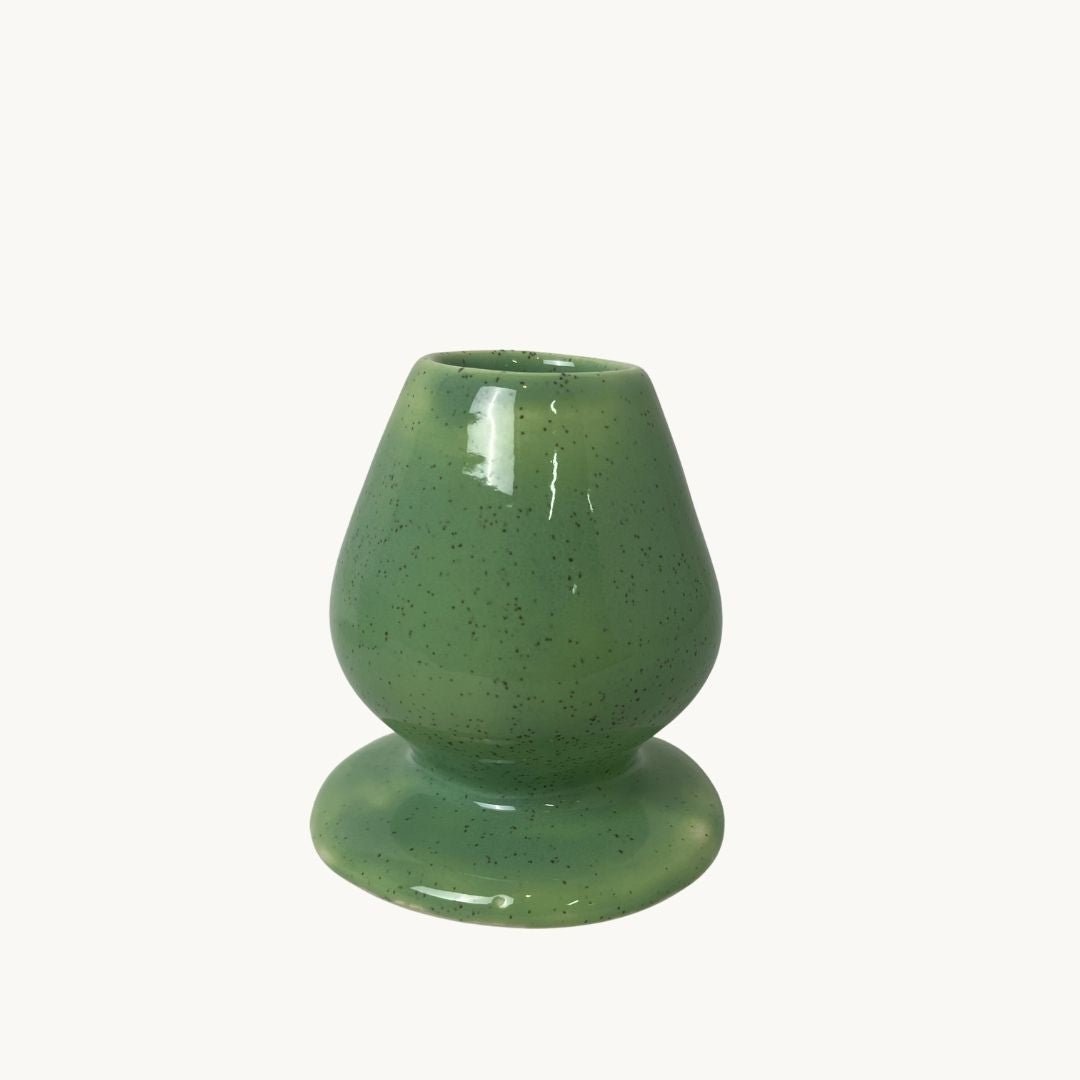 Vadi Matcha Kase & Whisk Tutucu 2'li Set - Gülsüm Sanat Evi