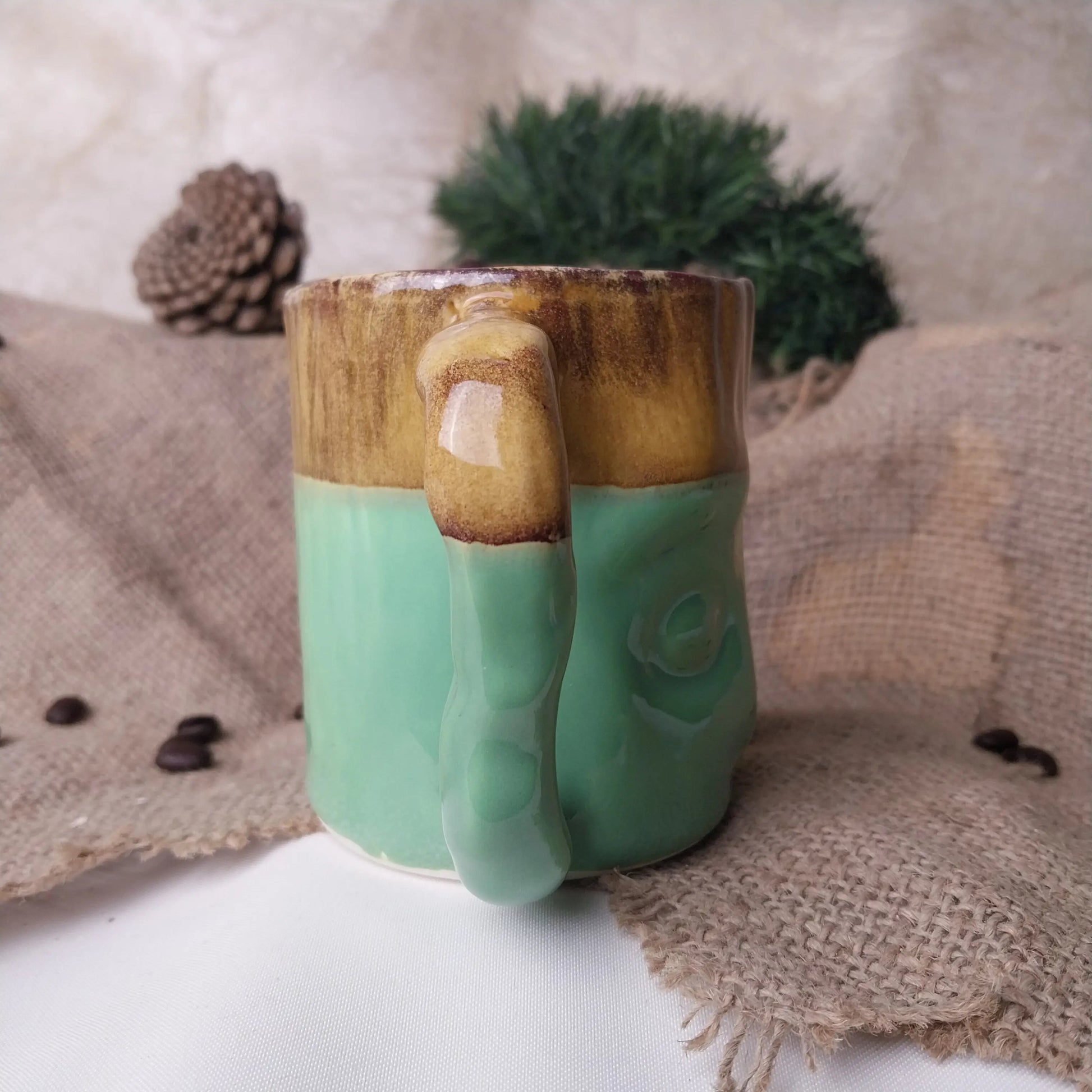 Yeşil Baby Groot Kahve Bardağı - Gülsüm Sanat Evi