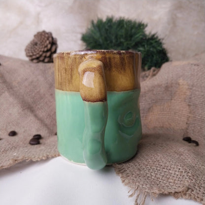 Yeşil Baby Groot Kahve Bardağı - Gülsüm Sanat Evi