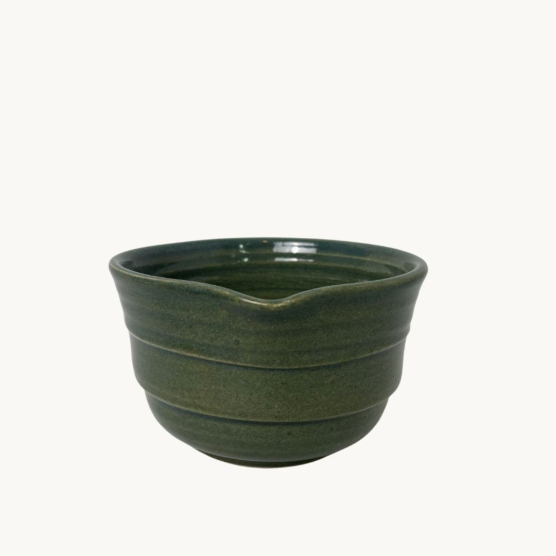 Yosun Matcha Kase & Whisk Tutucu 2'li Set - Gülsüm Sanat Evi