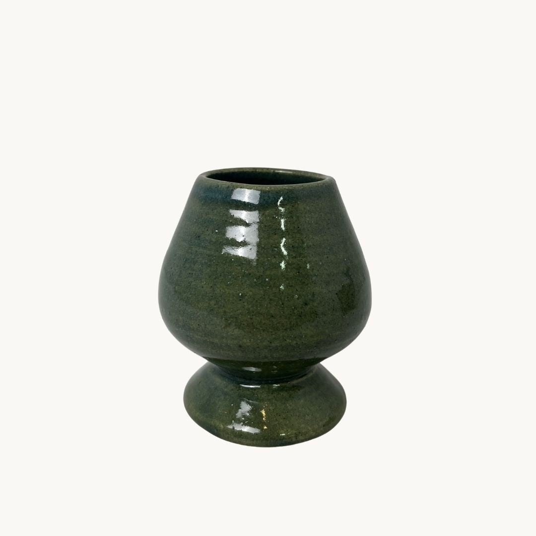 Yosun Matcha Kase & Whisk Tutucu 2'li Set - Gülsüm Sanat Evi